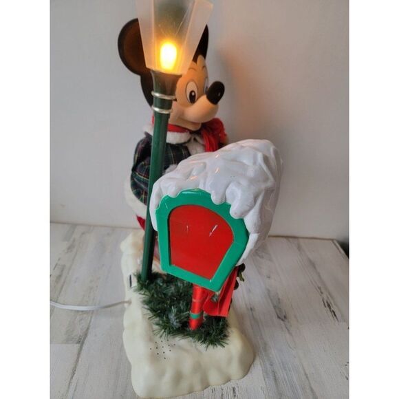 Telco 1995 Mickey Mouse animated mailbox Xmas decor motionette - Picture 16 of 17